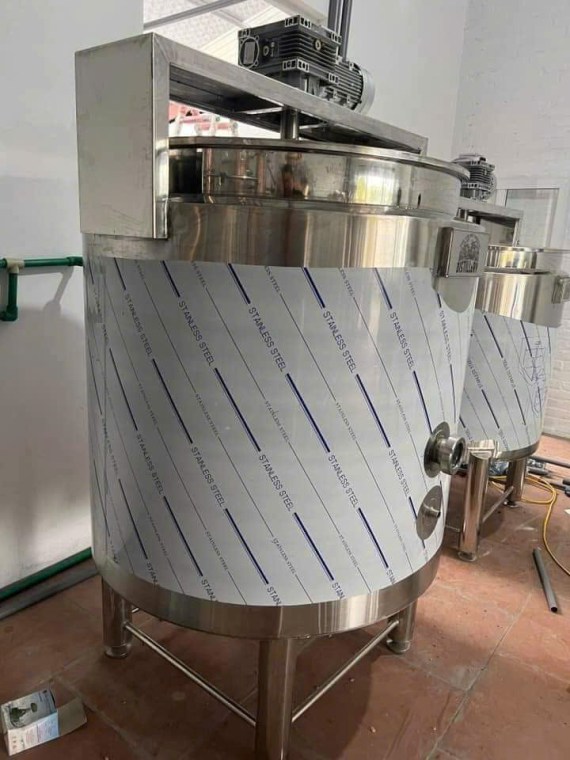 Bồn nấu gia nhiệt có cánh khuấy